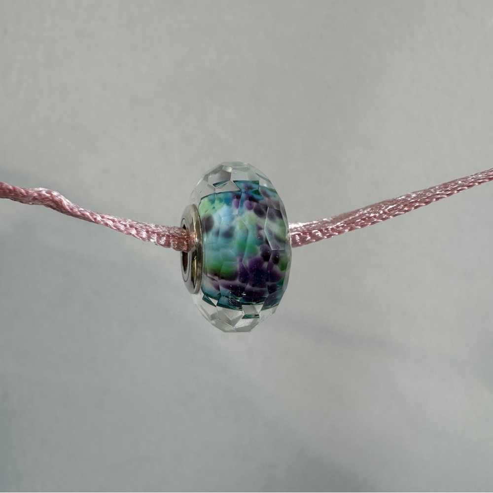 PANDORA TROPICAL SEA GLASS FACETED MURANO CHARM - Picture 2 of 6